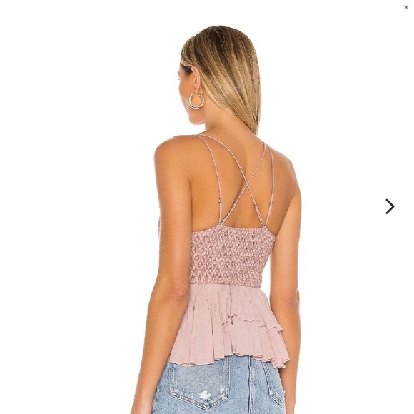 Free People NWT Adella Cami - Dusty Mauve - Size XS - Picture 3 of 12
